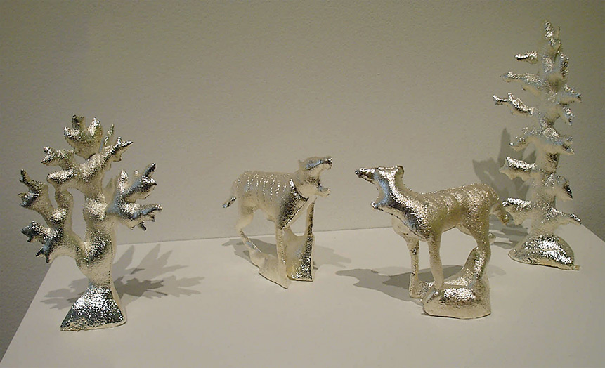 Thylacine Diorama