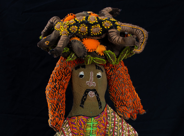 Desert Woman with Moustache, Coolooman and Pretty Clothes